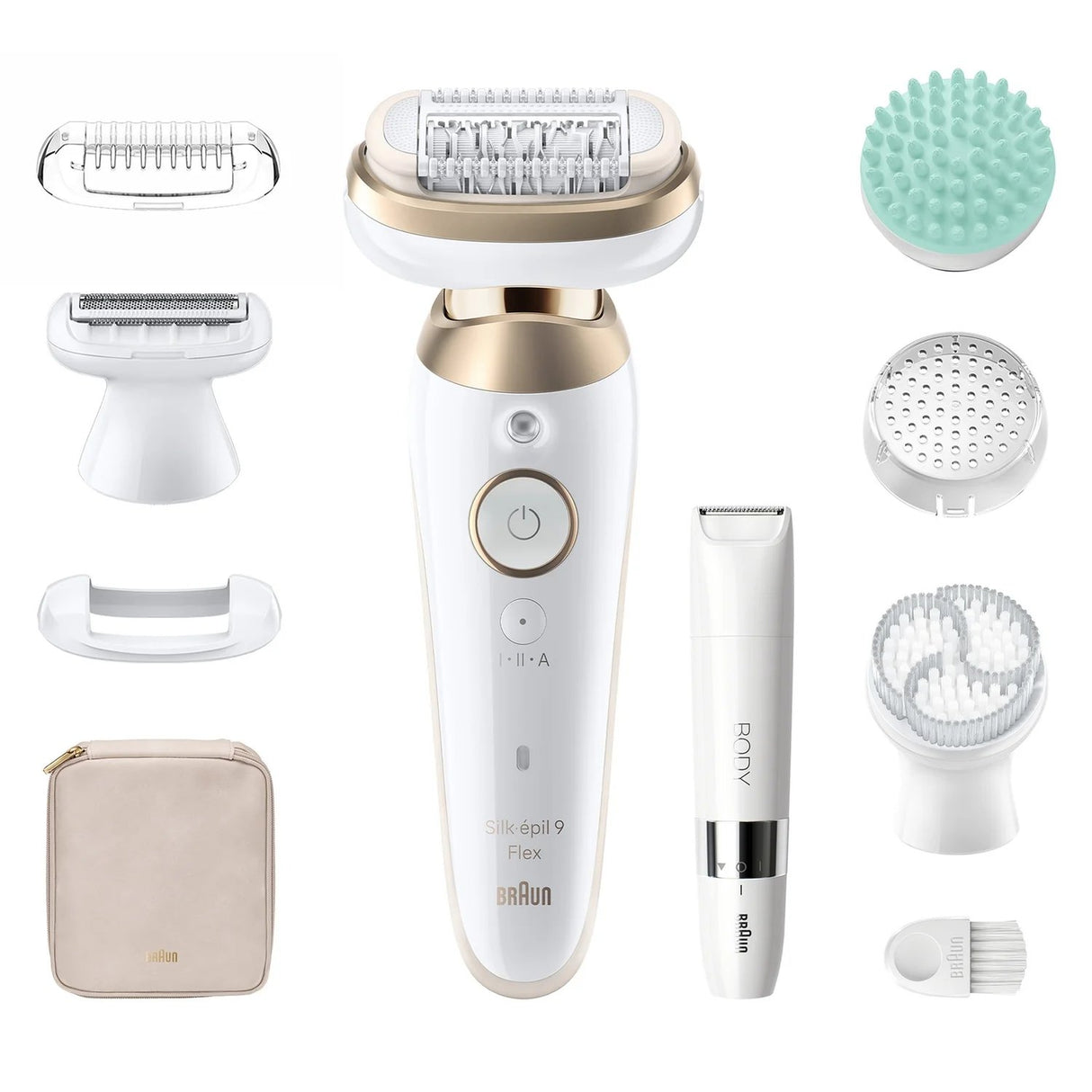 EAN 7500435225267 - Braun Silk-épil 9 Flex SkinSpa 9-481 3D Oro, Blanco imagen 1