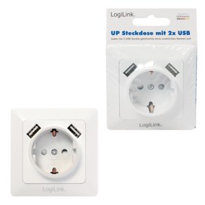 EAN 4052792047691 - LogiLink PA0162 toma de corriente 2 x USB + CEE 7/3 Blanco imagen 8