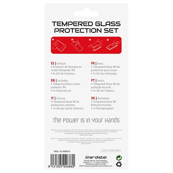 EAN 8431305026860 - Ardistel 8431305026860 accesorio y piza de videoconsola Protector de pantalla imagen 2