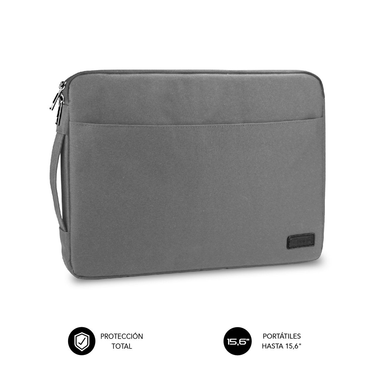 EAN 8436586741501 - SUBBLIM SUB-LS-0PS0102 maletines para portátil 39,6 cm (15.6") Gris imagen 1