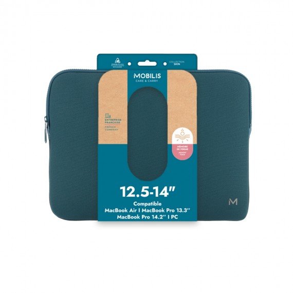 EAN 3700992527895 - Mobilis 49017 maletines para portátil 35,6 cm (14") Funda de protección Azul imagen 3