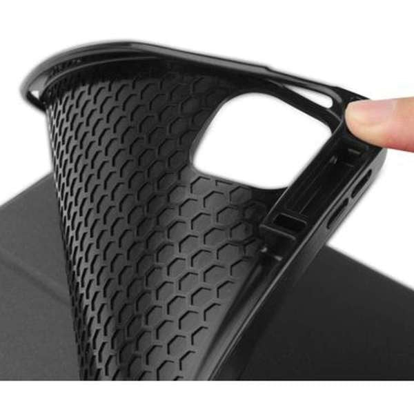Funda Tablet Ipad Pro 12.9'' 2022/21 Smart Tri-Fold Negro Just In Case Compatible Con Ipad Pro 12.9 2022 (6th Gen) Y Ipad Pro 12.9 2021 (5th Gen)/ Activación-Reposo Automático/ Negro/ Slot Para Pen