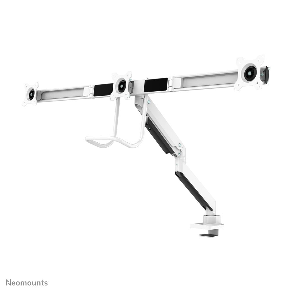EAN 8717371447519 - Neomounts NM-D775DX3WHITE soporte para monitor 68,6 cm (27") Escritorio Blanco imagen 4