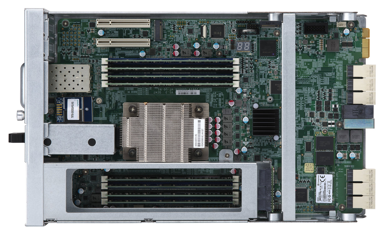 Qnap Es2486dc-2142it-128g 24-Bay Enterprise Zfs Nas Sas 12g 6g Xeon D-2142it 128gb Ram 7-Lan 4 Sfp+ 3 Rj45 For Each Controller