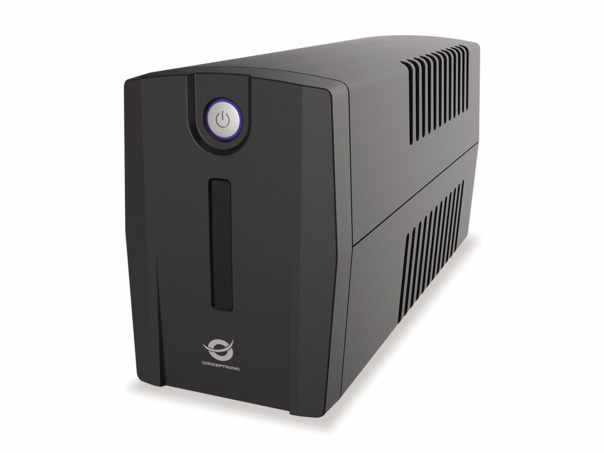 EAN 4015867235232 - Conceptronic ZEUS07ES sistema de alimentación ininterrumpida (UPS) Línea interactiva 1 kVA 600 W 2 salida imagen 1