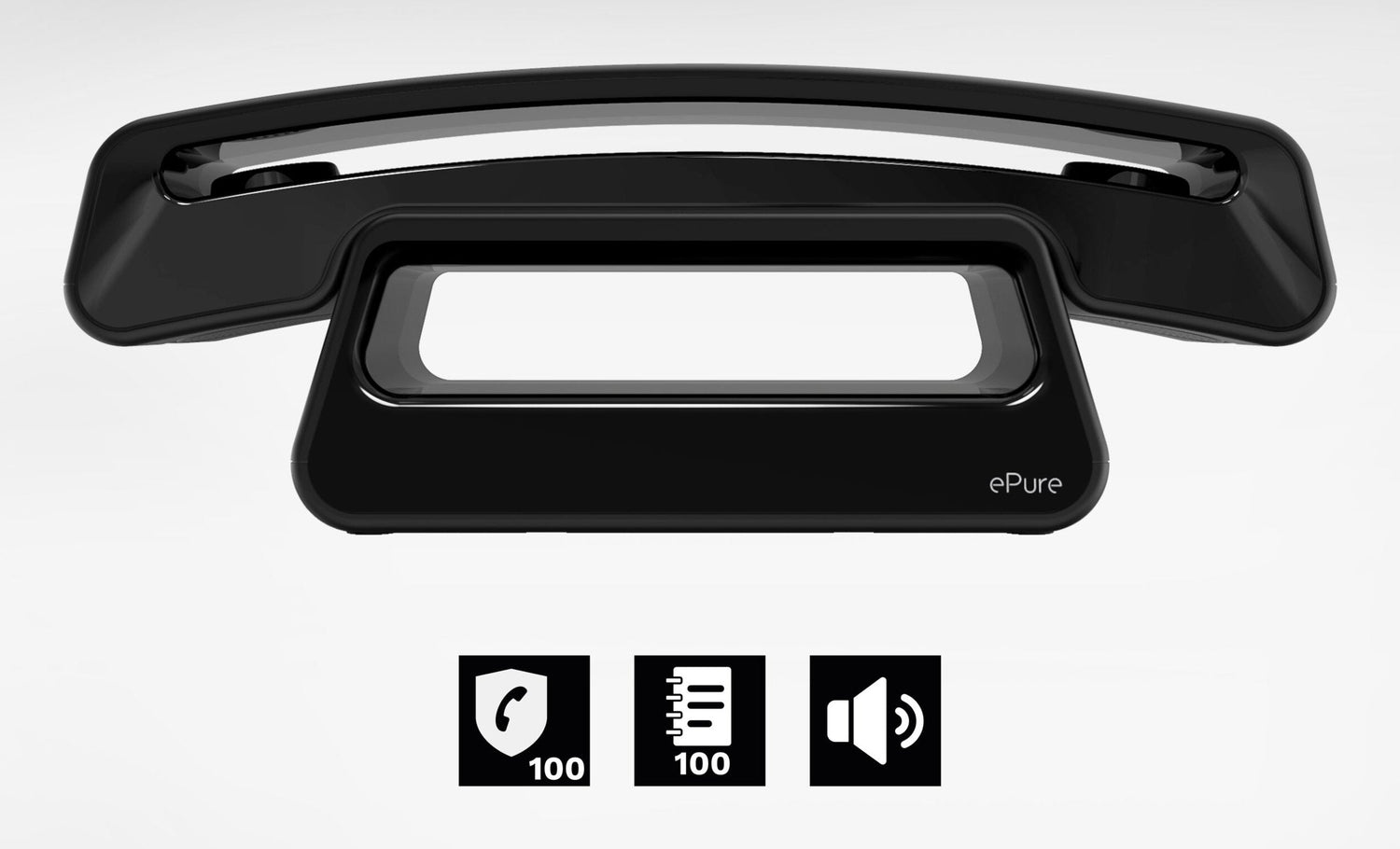 Telefono Alcatel Dec Epure Iconic Black