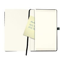 Herlitz 11369790 Cuaderno Y Block Negro A5 96 Hojas