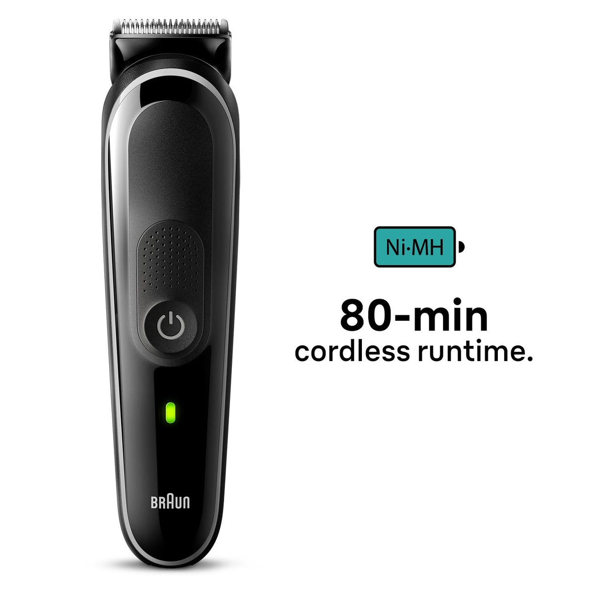 Cortador De Pelo Negro Braun Mgk3440