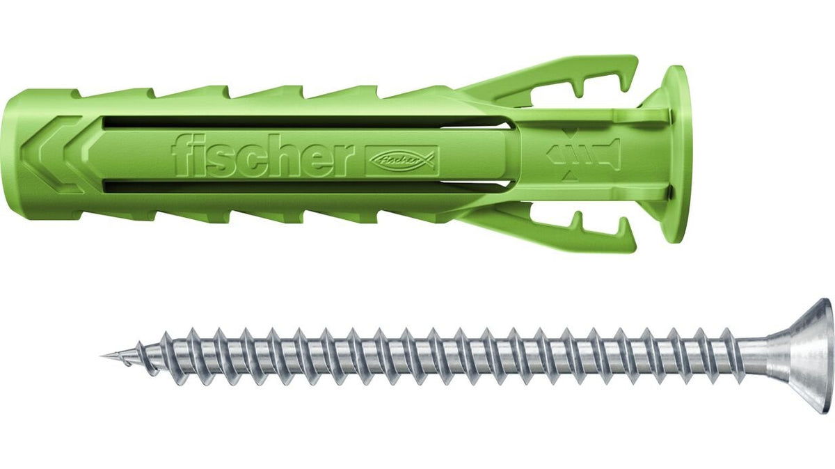EAN 4048962481402 - Fischer 567814 tornillo de anclaje y taco 45 pieza(s) Juego de enchufes de pared y tornillos 40 mm imagen 1