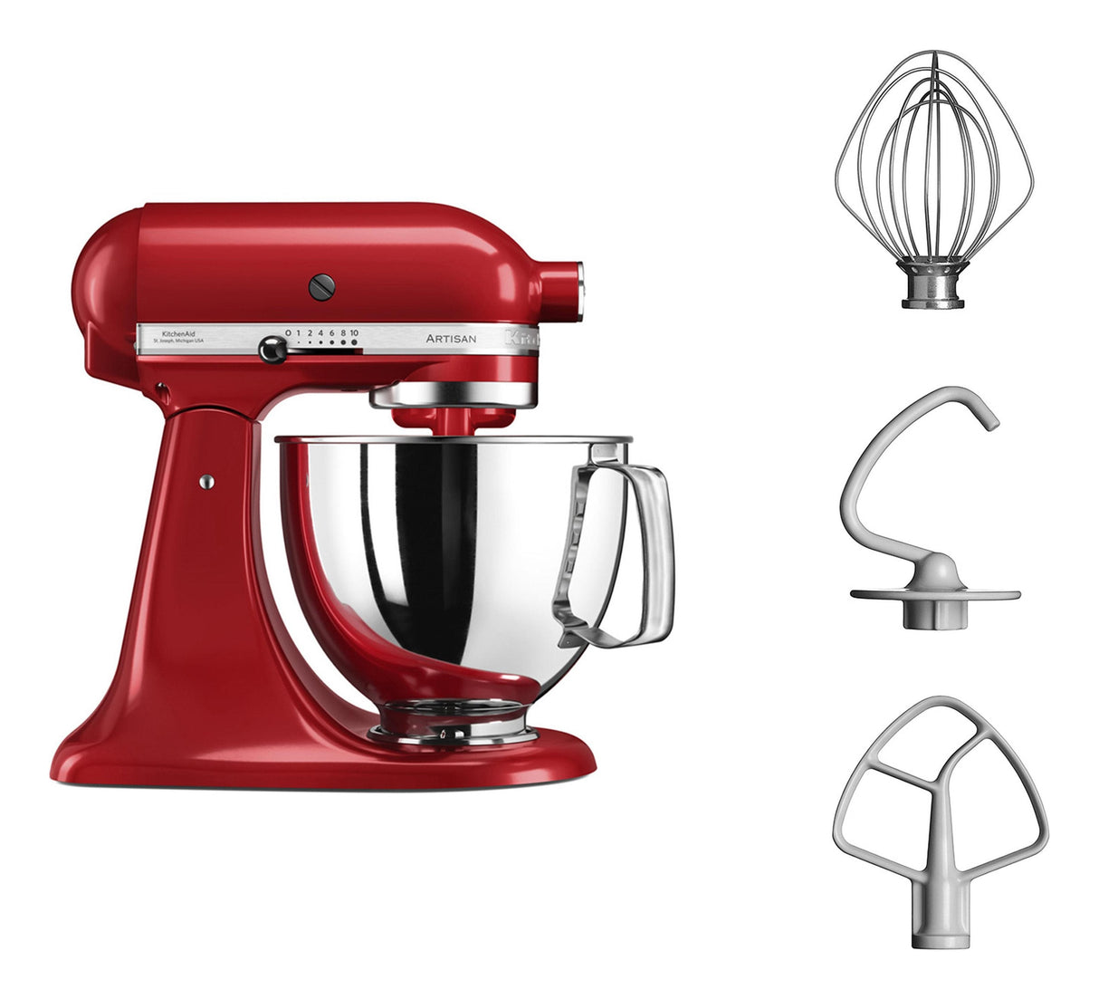 Kitchenaid Food Processor Artisan Empire Rojo (5ksm125eer)