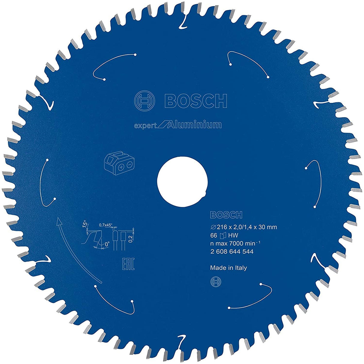 EAN 3165140957748 - Bosch 2608644544 hoja de sierra circular 21,6 cm 1 pieza(s) imagen 2