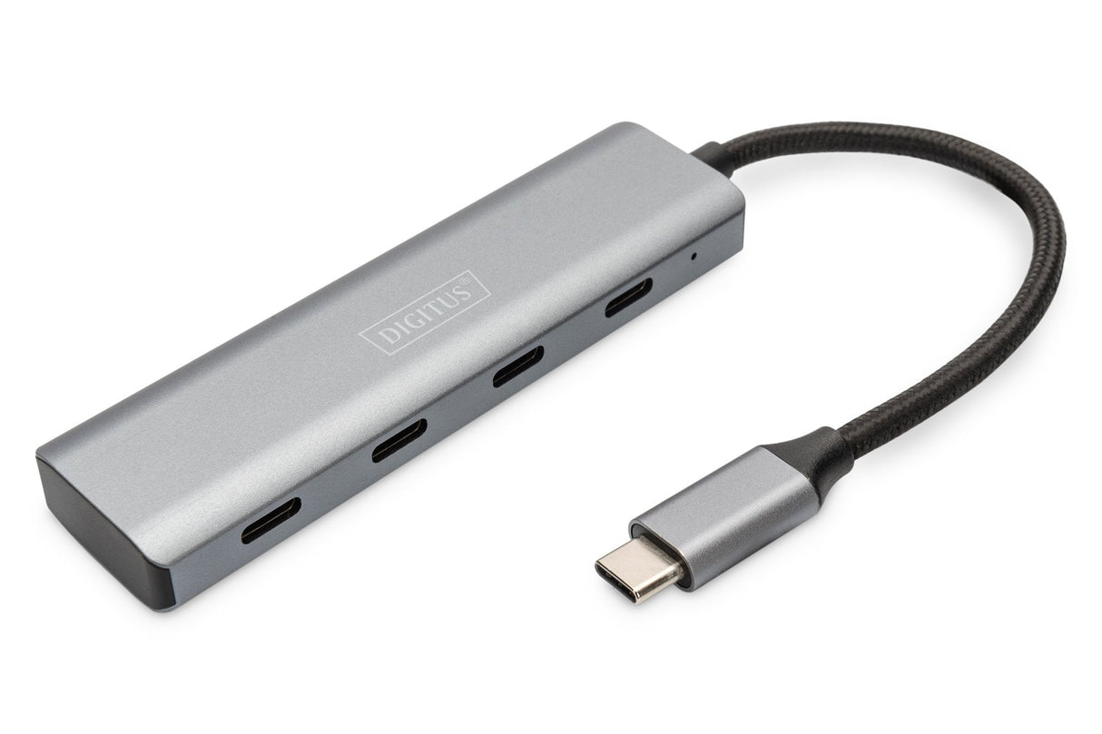Digitus Hub De 4 Puertos Usb-C
