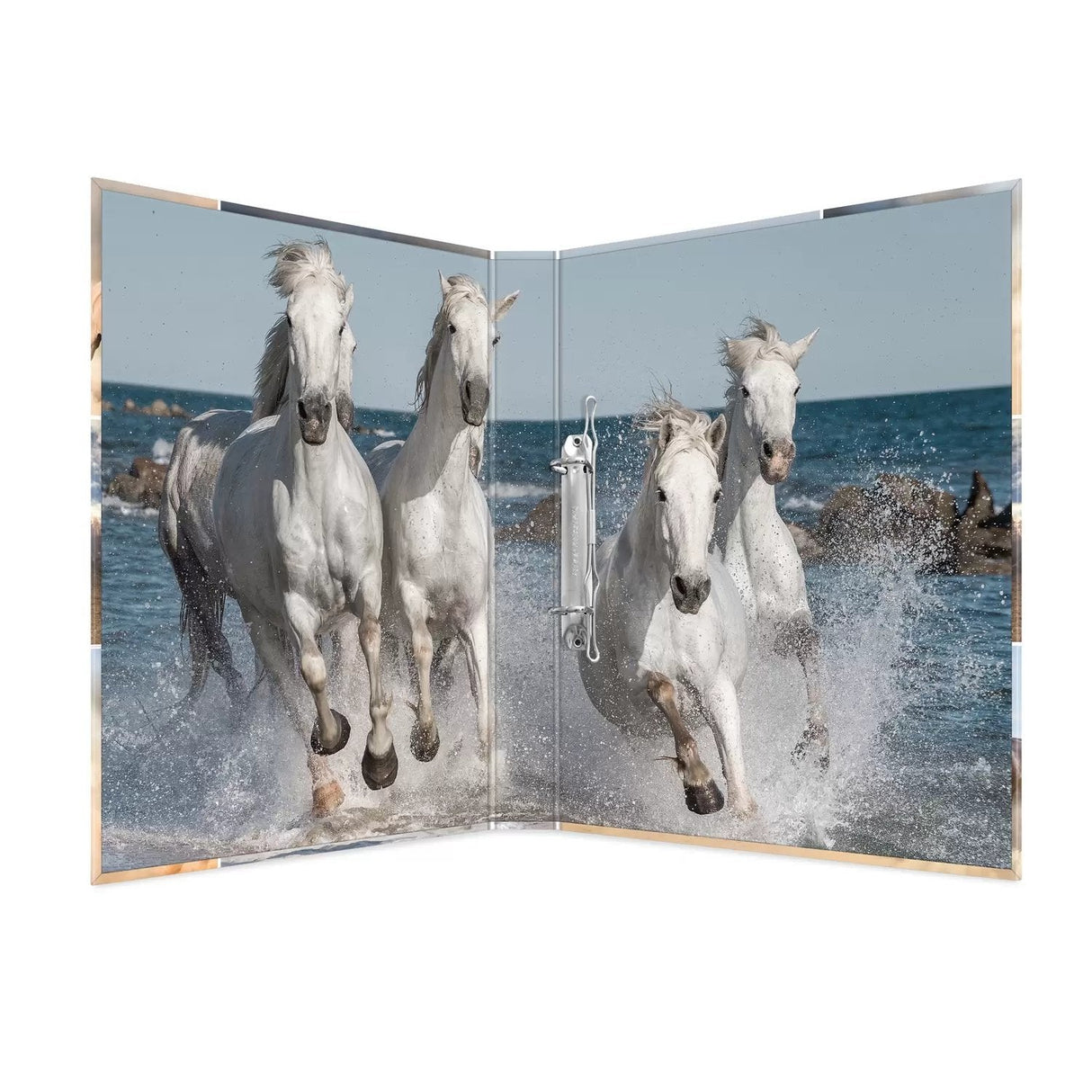 Herma Carpeta De Anillas A4 Caballos 2d