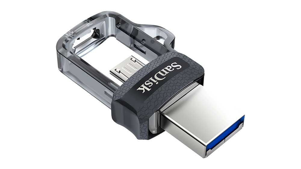 Pendrive 64gb Sandisk Dual M3.0 Ultra Usb 3.0 Microusb