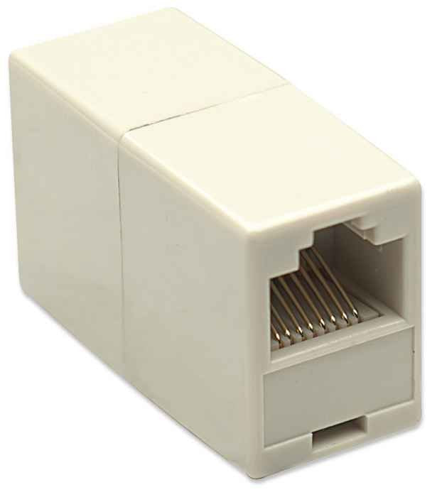 EAN 0766623504225 - Intellinet 504225 cambiador de género para cable 8P8C Marfil imagen 2