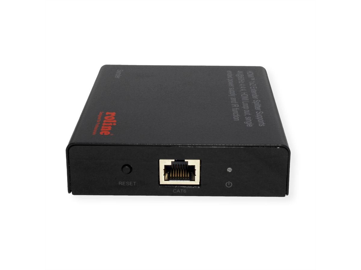 Roline Hdmi Extender Und Splitter, 1x2, Ber Cat.6a, 70m, 4k60hz