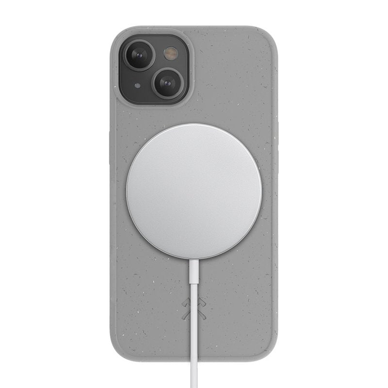 EAN 4260382640225 - Woodcessories Bio Case MagSafe funda para teléfono móvil 15,5 cm (6.1") Gris imagen 1