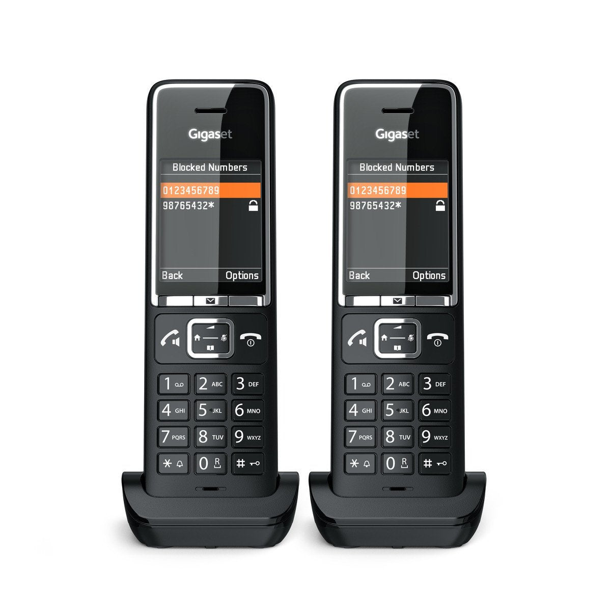 Telefono Gigaset Comfort 550hx Duo Black/Chrome