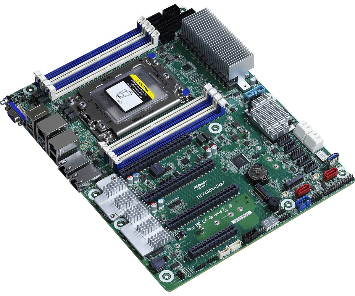 EAN 4710483932281 - Asrock TRX40D8-2N2T placa base AMD TRX40 Socket TR4 ATX imagen 2