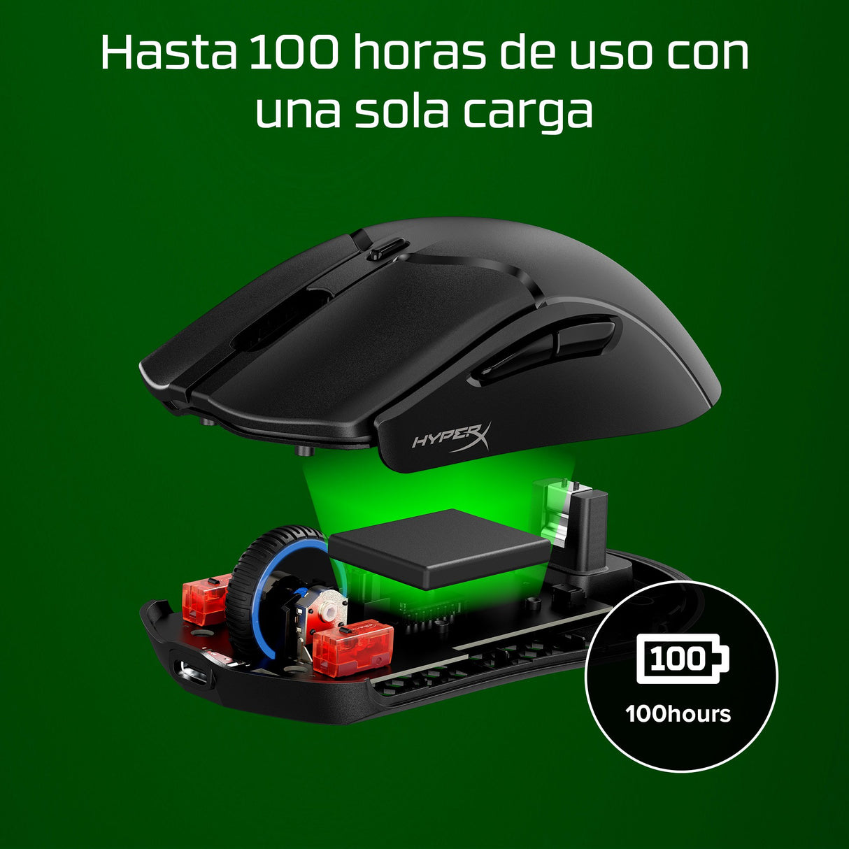 EAN 0197192120217 - HyperX Pulsefire Haste 2 Mini Wireless Black Gaming Mouse ratón Juego Ambidextro RF Wireless + Bluetooth imagen 7