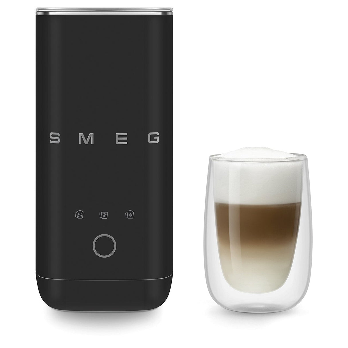 Smeg Mff02blmeu Milchaufschäumer , Negro Matt