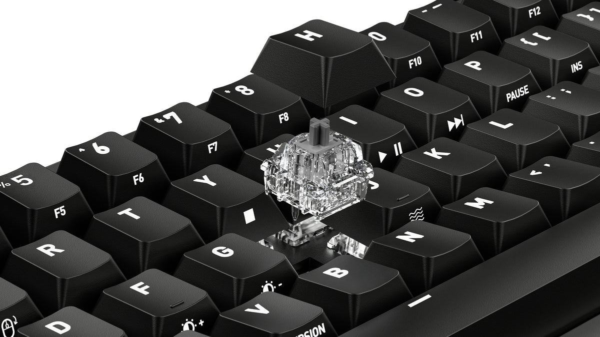 Cherry K5 Pro Tmr Compact, Con Cable, Usb, Mechanischer Switch, Qwerty, Rgb-Led, Negro, Naranja