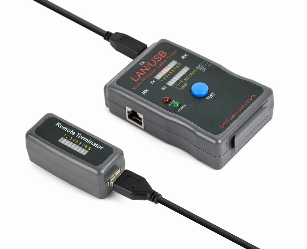 EAN 8716309031967 - Cablexpert NCT-2 comprobador de cables de red Negro imagen 2