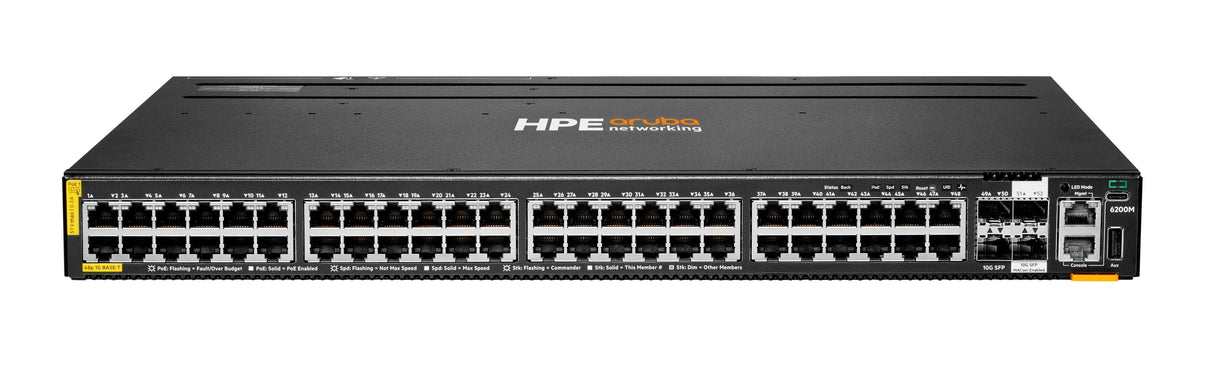 EAN 0190017535036 - HPE Aruba Networking CX 6200M 48G Class4 PoE 4SFP+ Switch imagen 1