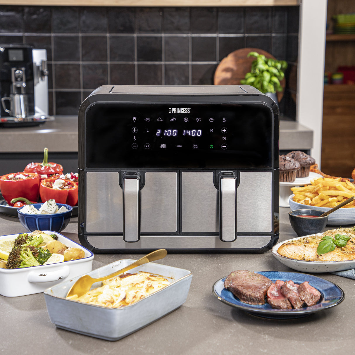 Princess Double Basket Aerofryer Heissluftfritteuse