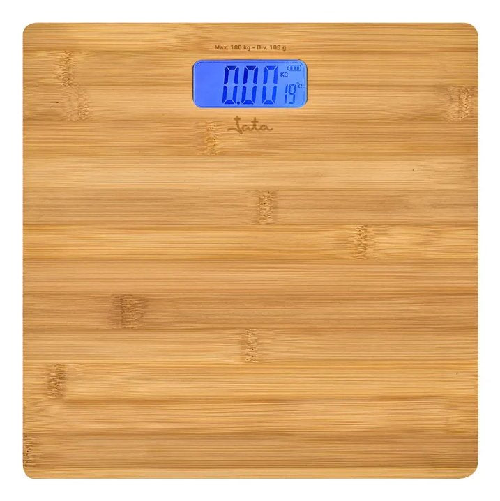 Jata Bathroom Scale Digital Lcd Auto On/Off 2xaaa Not Included Bambu Hbas1489