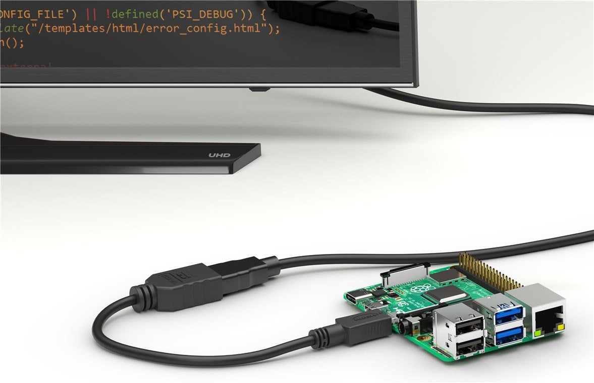 Wentronic 58683 Cable Hdmi 0,15 M Hdmi Tipo D (Micro) Hdmi Tipo A (Estándar) Negro