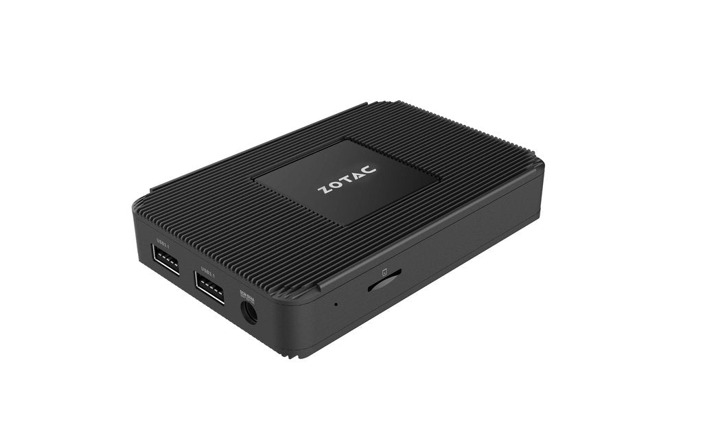 EAN 4895173625381 - Zotac ZBOX PI336-W5C Intel® Celeron® N6211 4 GB LPDDR4-SDRAM 128 GB eMMC Windows 11 Pro Mini PC Negro imagen 1