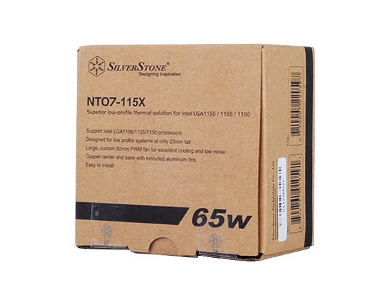 EAN 4710007220597 - Silverstone SST-NT07-115X sistema de refrigeración para ordenador Conjunto de chips Enfriador 8 cm Negro, imagen 3