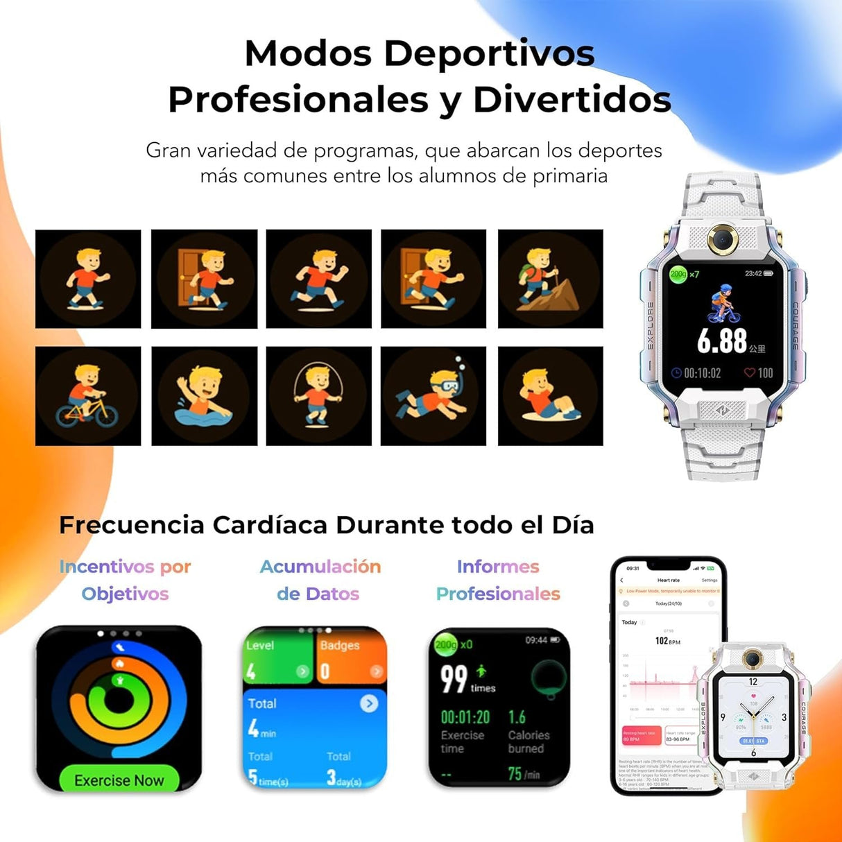 Imoo Watch Phone X10 Grau Kinder Smart-Watch