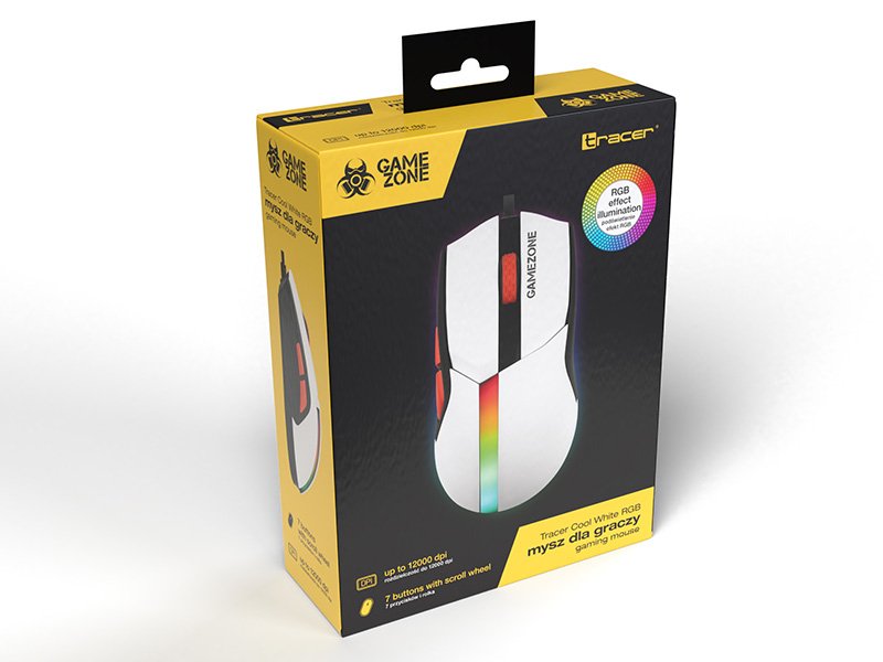 Tracer Mouse Gamezone Cool Blanco Rgb