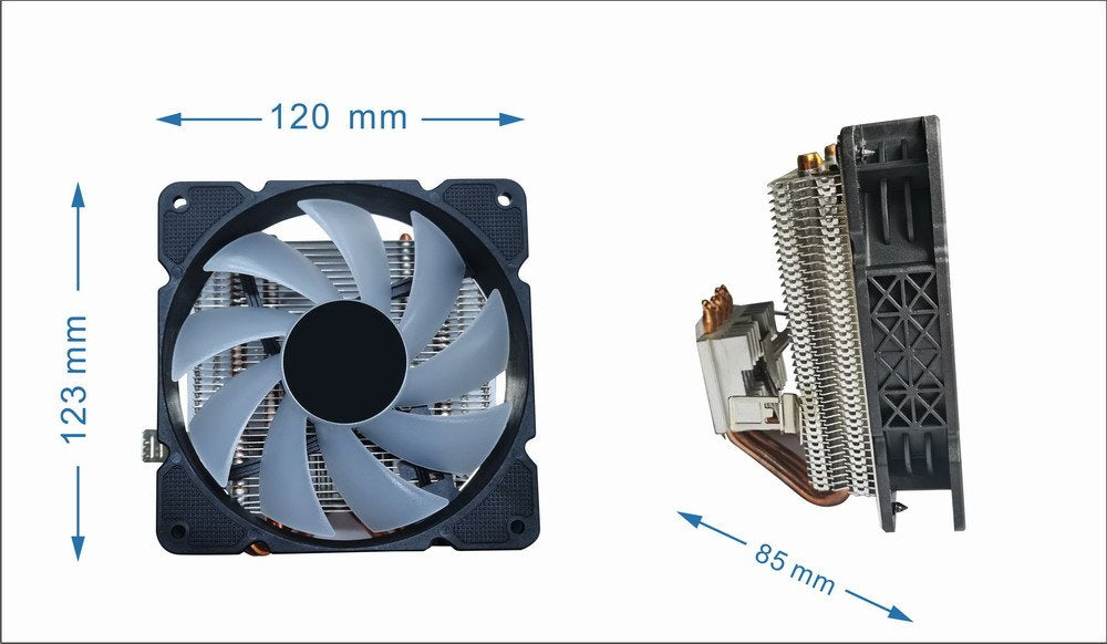 Gembird Cpu Cooling Fan Huracan Argb X140 12cm 100 W Multicolor Led 4 Pin