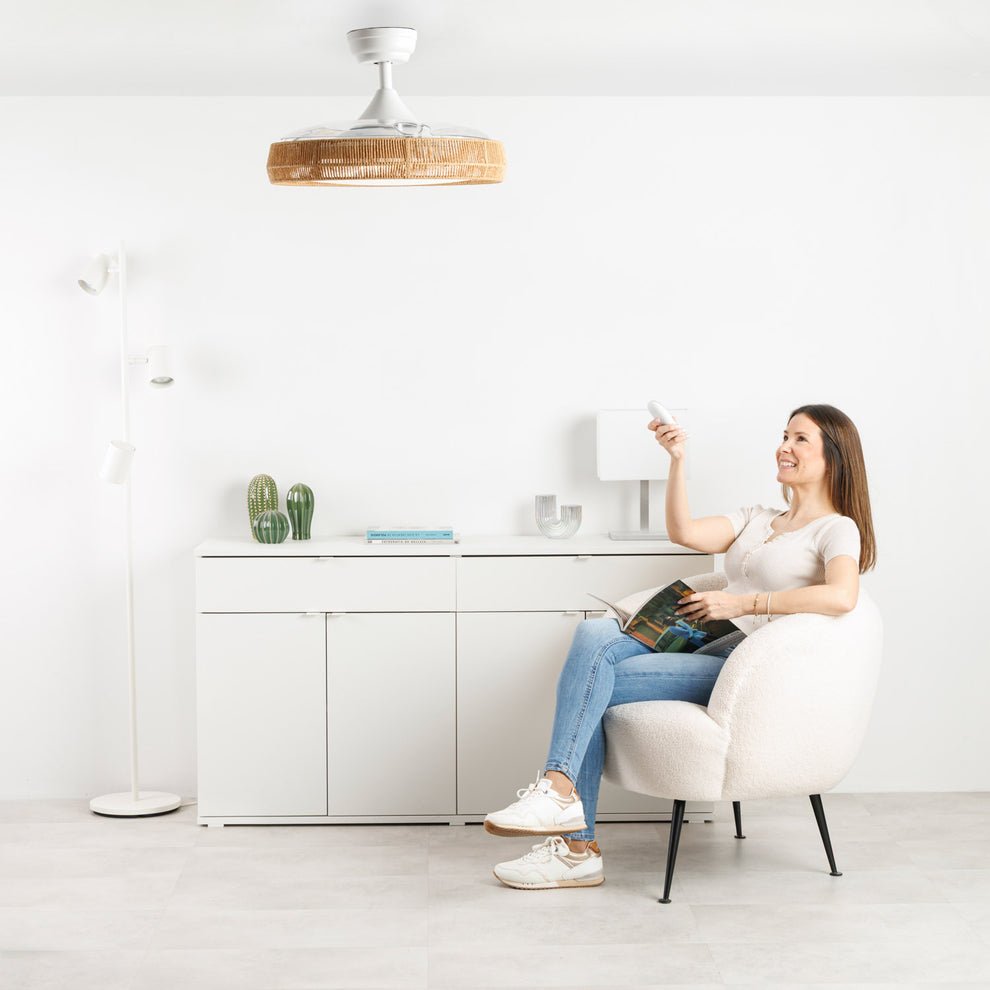 Ventilador Pae Techo Taurus Polar Nature 30w 107cm 3 Aspas Retractiles 942123000