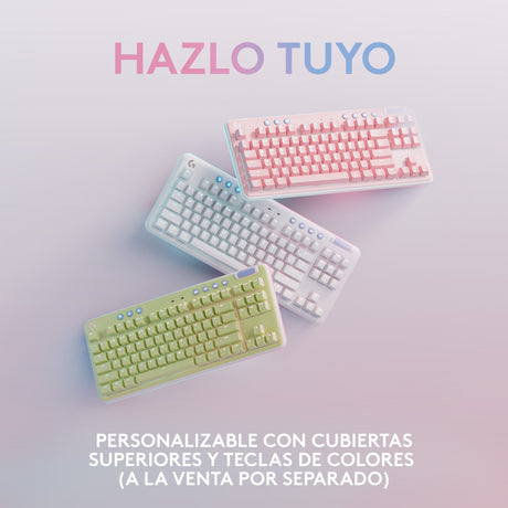 EAN 5099206100886 - Logitech G 920-010685 teclado Juego RF Wireless + Bluetooth QWERTY Español Blanco imagen 10