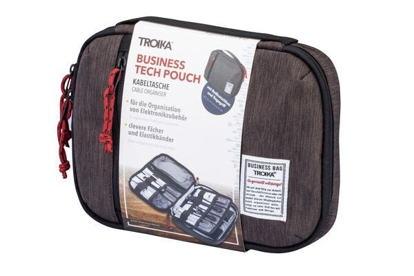 EAN 4024023021916 - TROIKA BUSINESS TECH POUCH organizador personal Poliéster Negro, Gris imagen 3