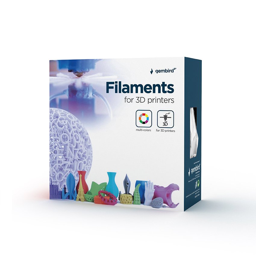 Filamento Pla Flexible, Black, 1.75 Mm, 1 Kg 3dp-Pla-Fl-01-Bk