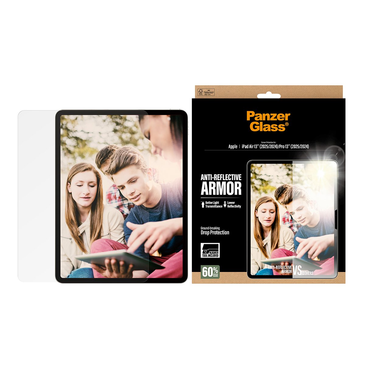 Panzerglass Anti-Reflective Armor Screen Protector Ipad Air 13"/ Pro 13" (24-25)