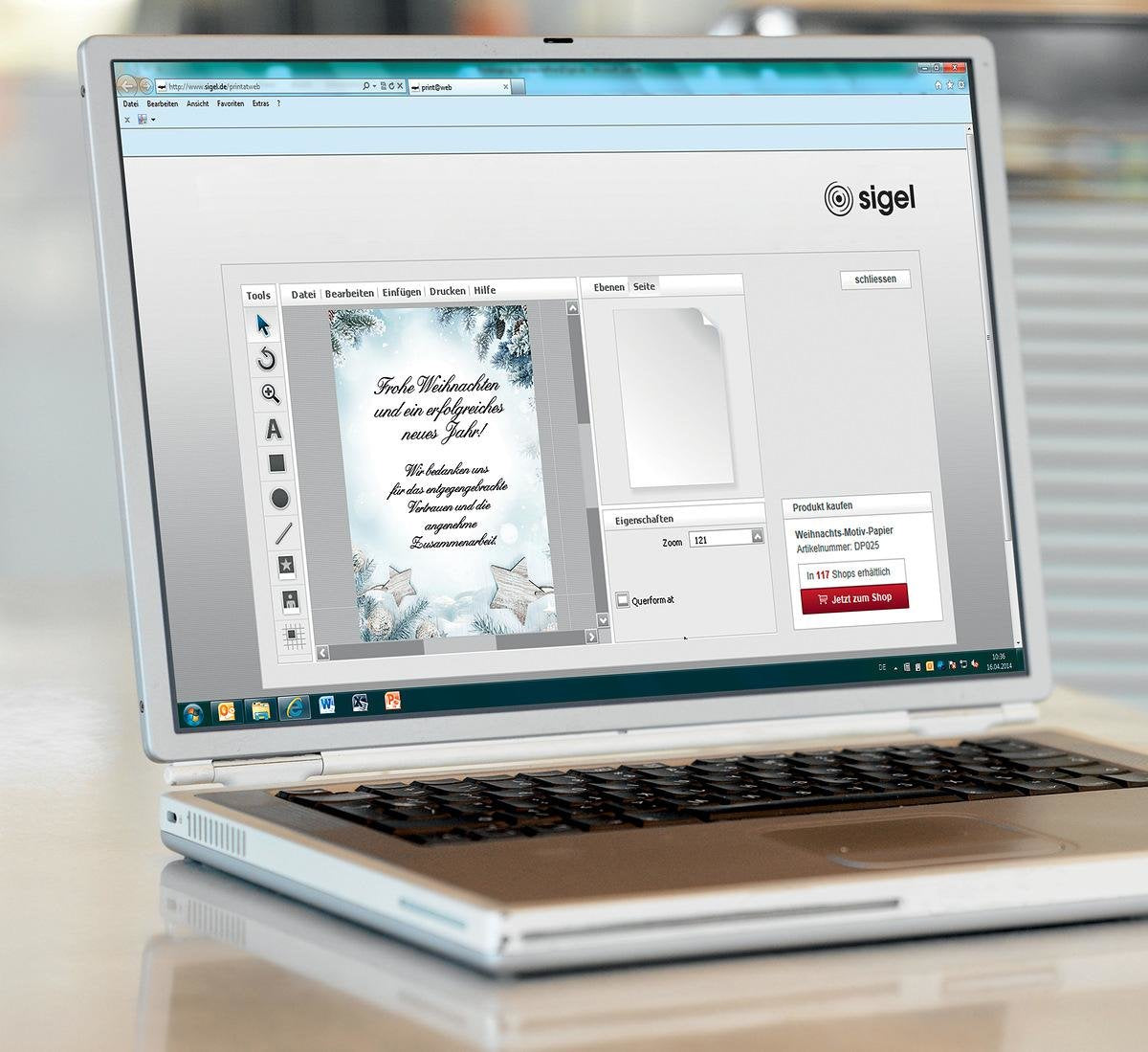 Sigel Weihnachtsbriefpapier Din A4 90 G M²