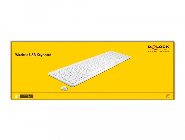 EAN 4043619120147 - DeLOCK 12014 teclado RF inalámbrico QWERTZ Alemán imagen 4