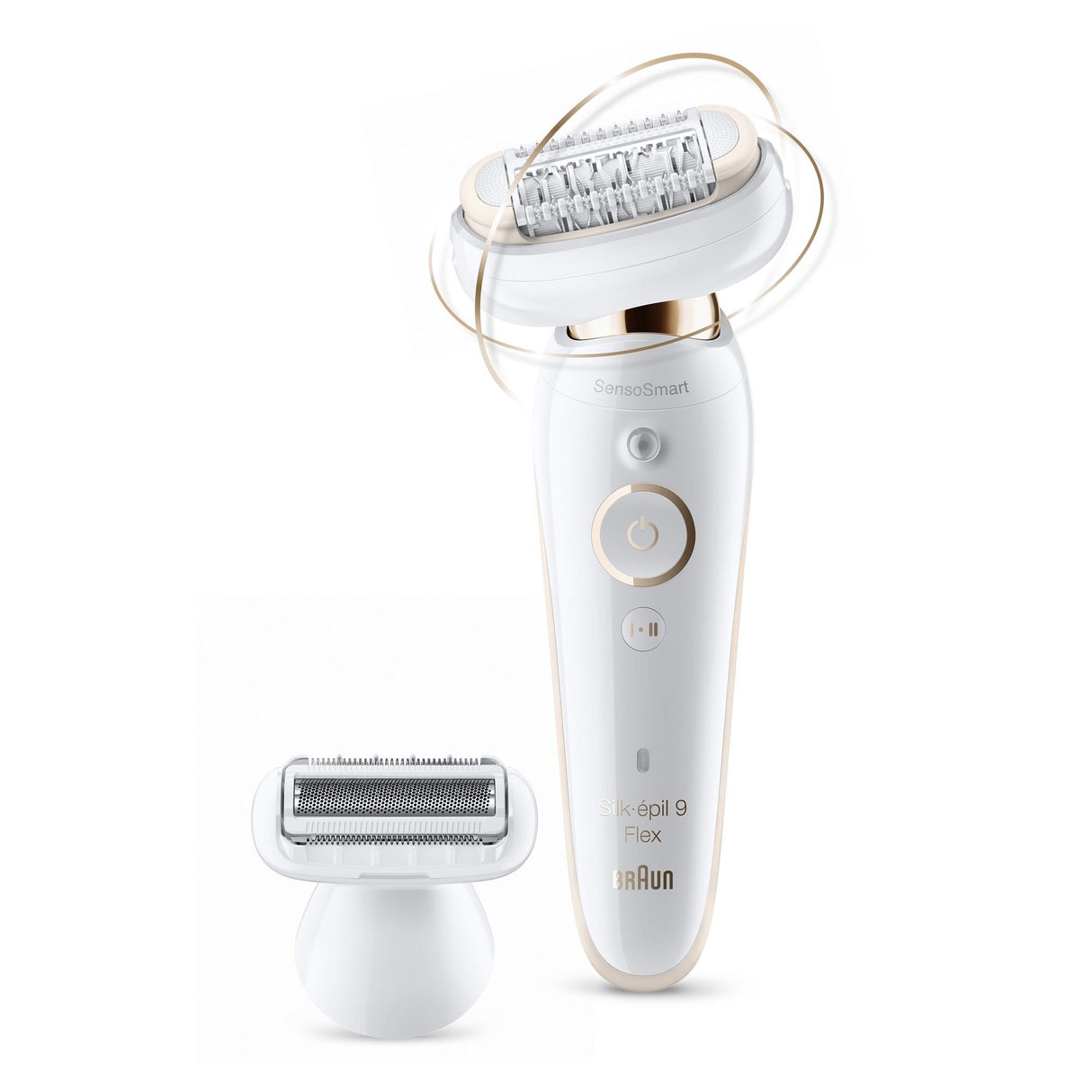 EAN 4210201234746 - Braun Silk-épil 9 81688635 depiladora 40 pinzas Blanco, Oro imagen 2