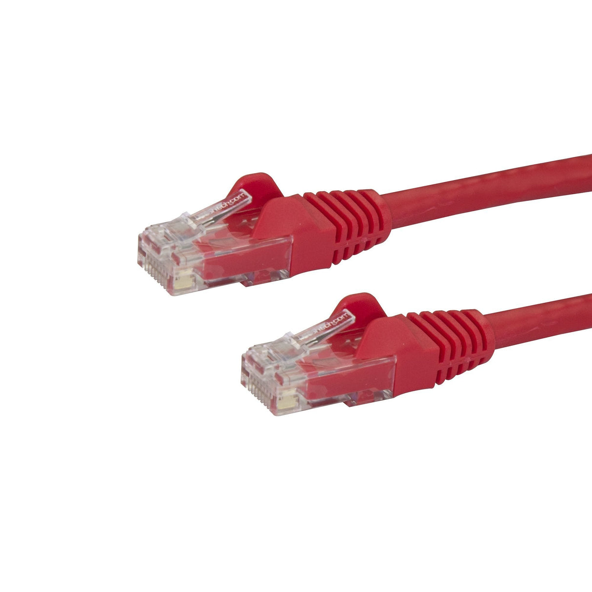 Startech.Com Cable De Red De 0 5m Rojo Cat6 Utp Ethernet Gigabit Rj45 Sin Enganches Latiguillo Snagless De 50cm Cable De Red Rj-45 (M) A Rj-45 (M) 50 Cm Utp Cat 6 Moldeado Sin Enganches Trenzado Rojo