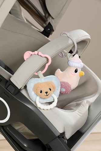 Zapf Creation Schnuller Para Babys Baby Born Mit Beissring Und Clip Teddy-Design Waschbar 839362