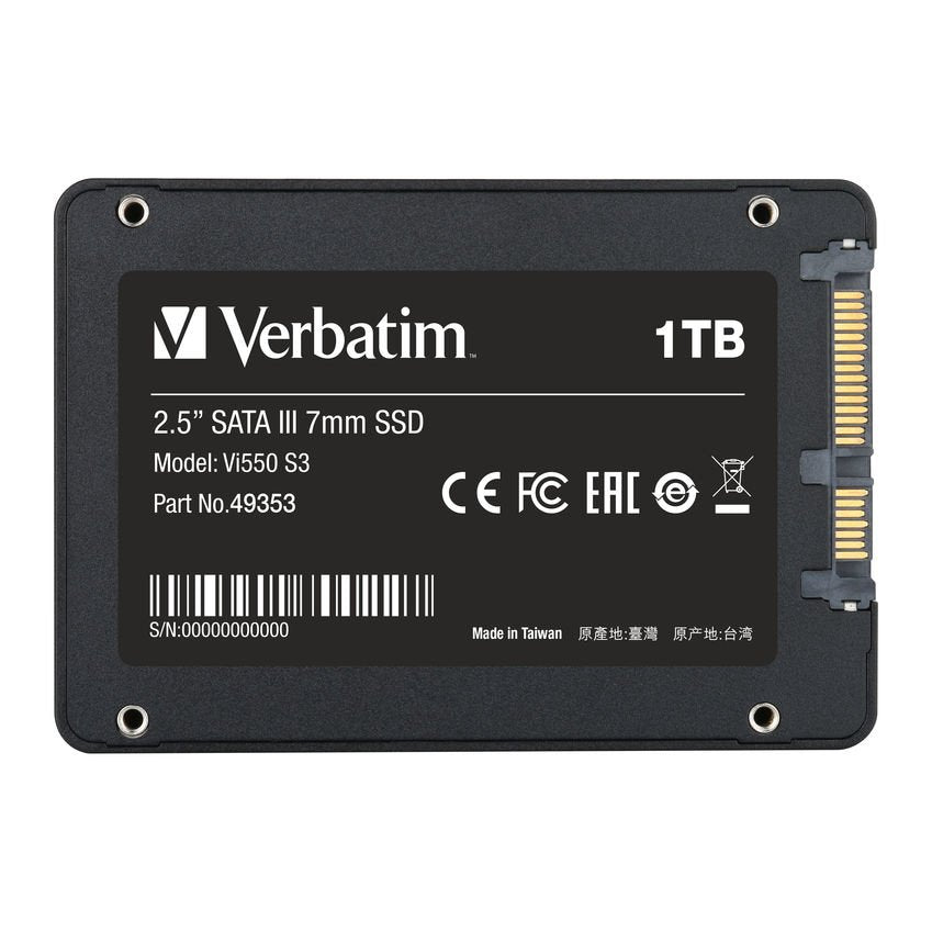 Verbatim Disco Vi550 S3 Ssd 1tb Interno 2,5" Sata Iii 7mm