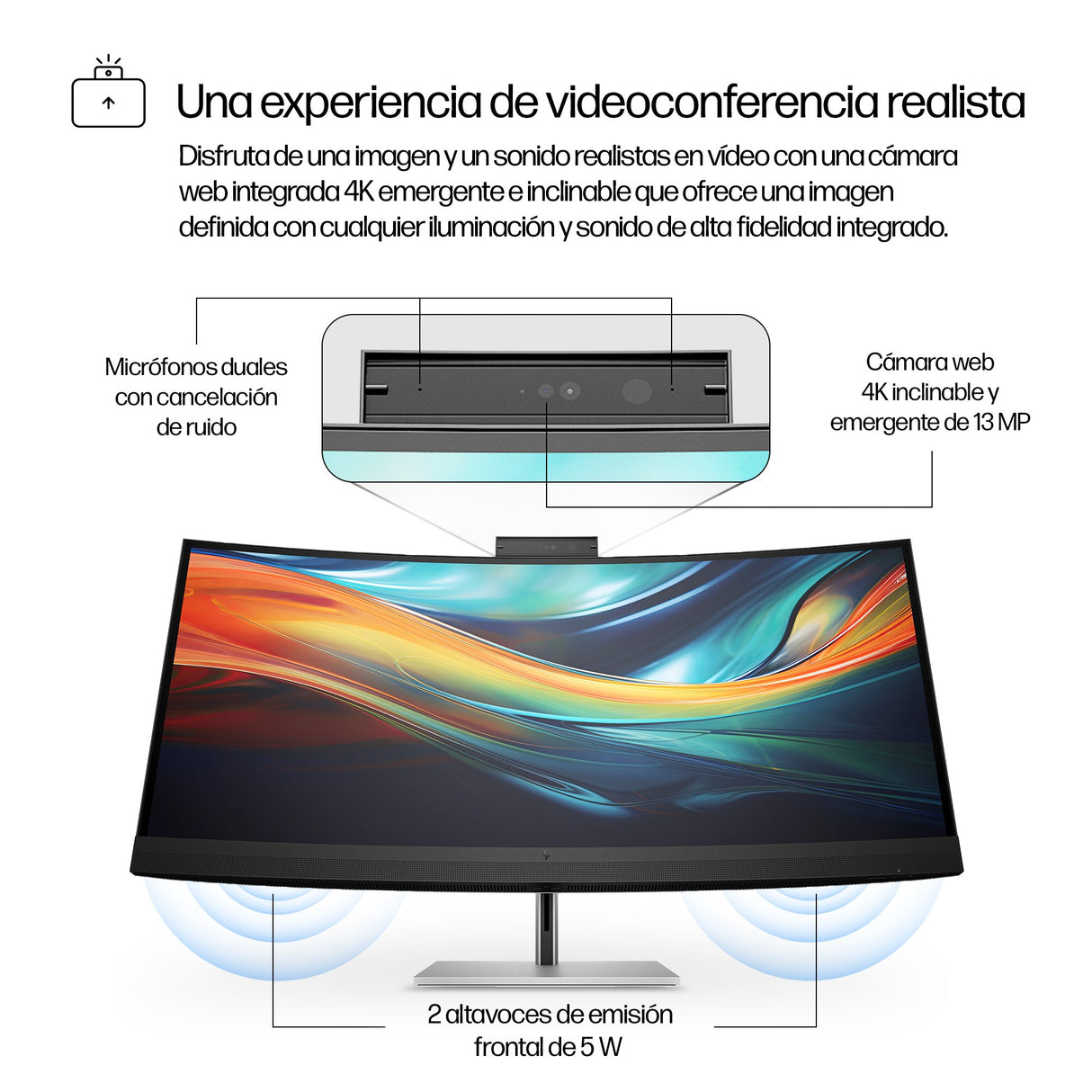 EAN 5715063476673 - HP Series 7 Pro 740pm pantalla para PC 100,8 cm (39.7") 5120 x 2160 Pixeles WUHD LCD Gris imagen 6