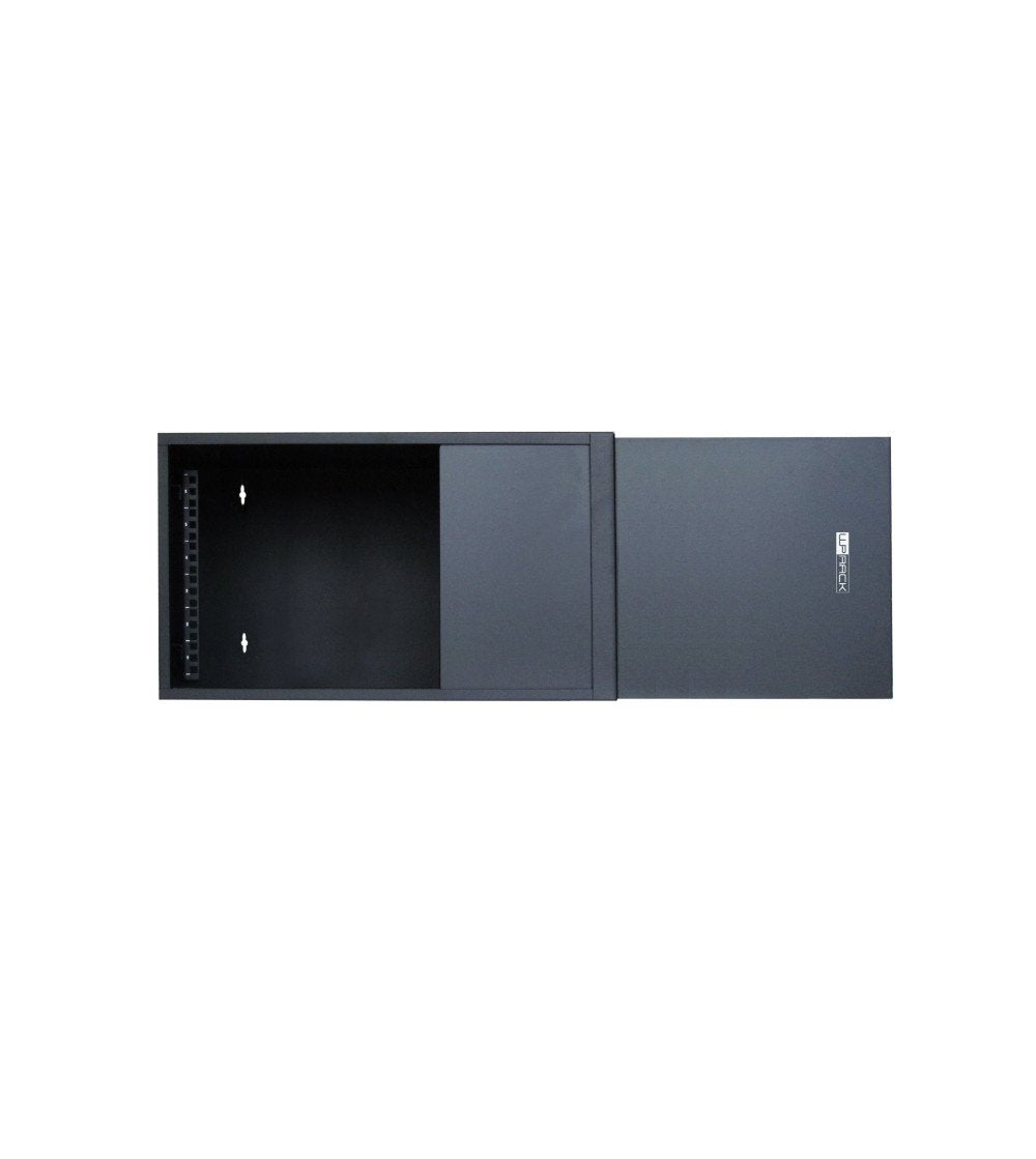 Armario Mural Wp Rws-12506-B De Seguridad 12u - Puerta Corrediza - Antirrobo Clase Rc4 - 560x600x592mm - Negro
