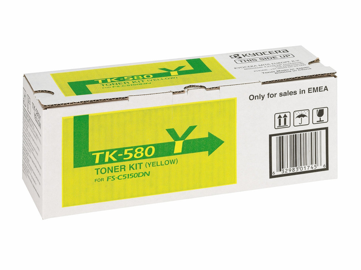 Toner Kyocera Tk-580y Amarillo 2.800pag